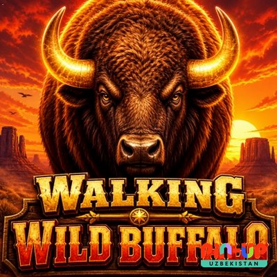 Onlayn kazino o‘yini «Walking Wild Buffalo» — banner ko‘rinishi